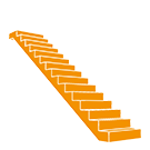 Escalier droit