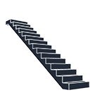 Escalier droit